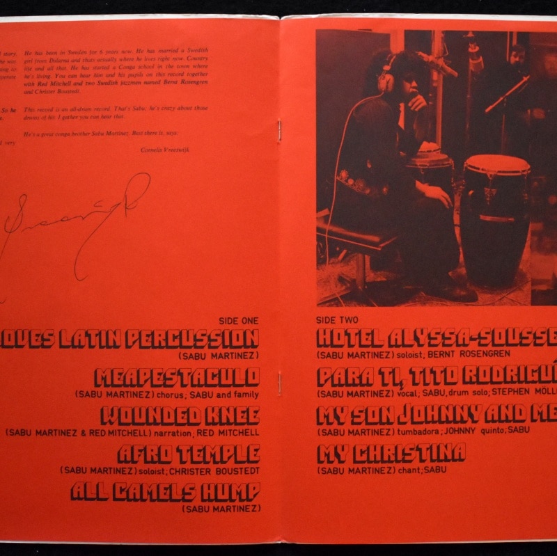 Sabu Martinez - Afro Temple [LP]｜SOUL / FUNK,rare groove｜Paddy