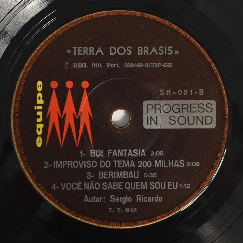 Sergio Ricardo - Terra Dos Brasis   [7inch]