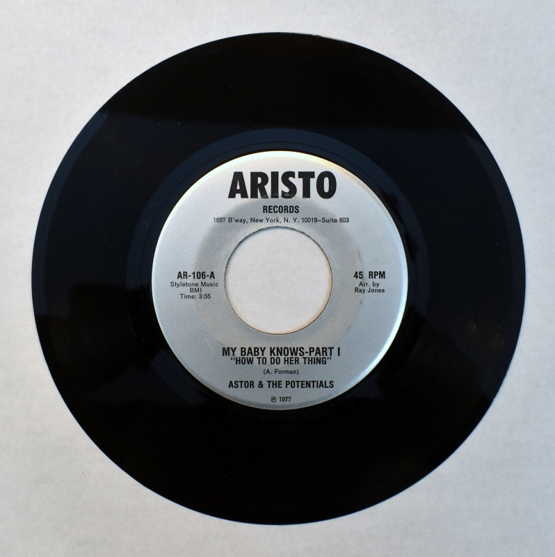 Astor & The Potentials - My Baby Knows Part��/ Part ��    [7inch]
