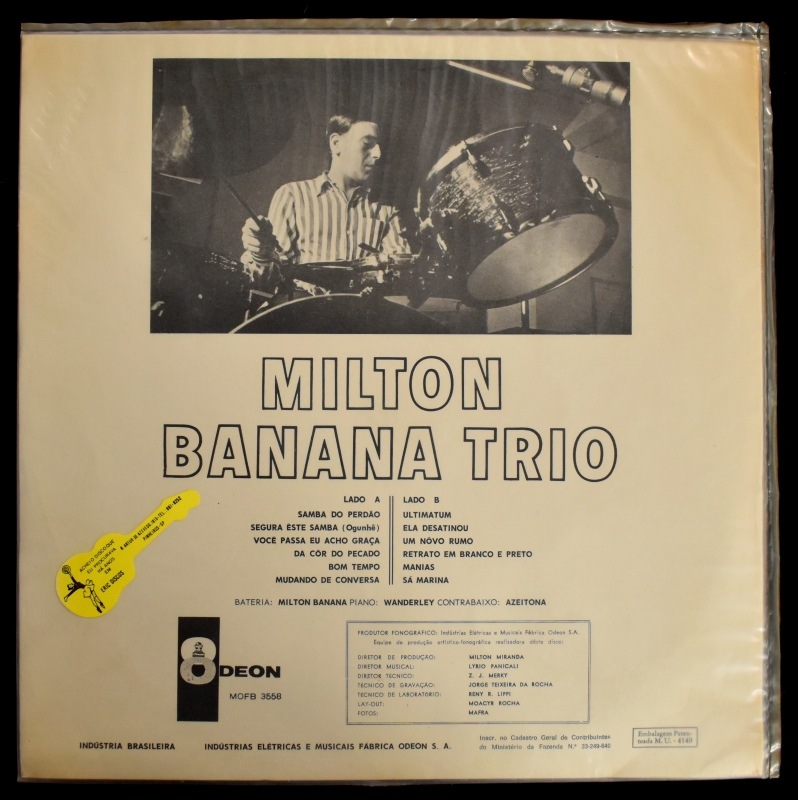 Milton Banana Trio - O Trio         [LP]