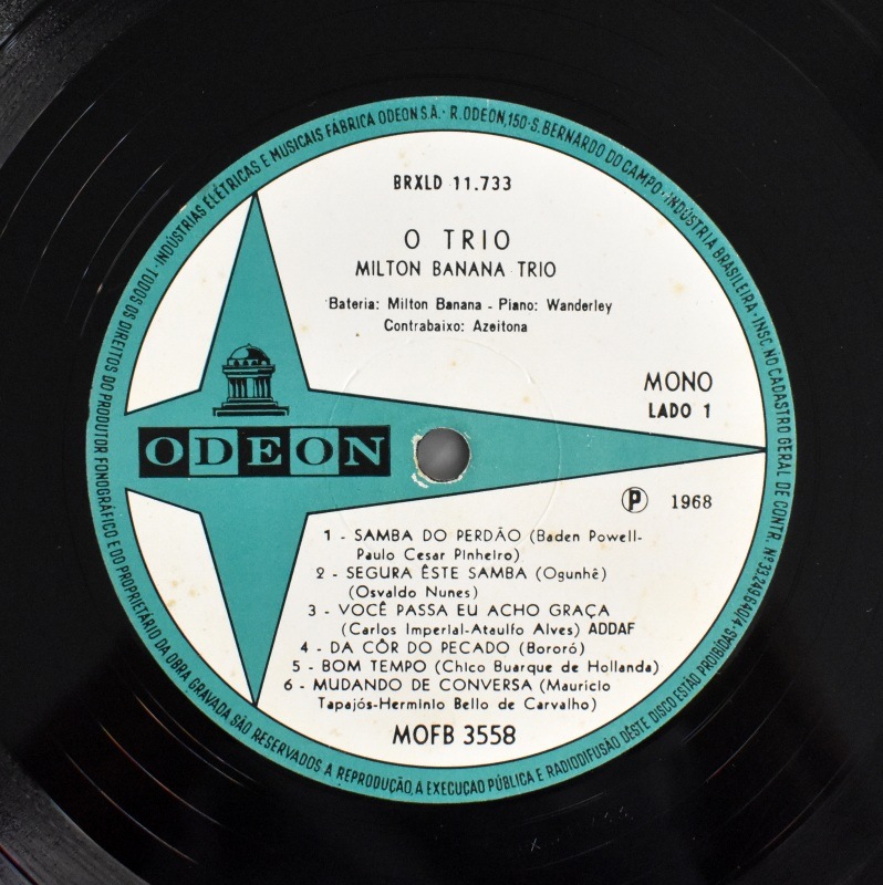 Milton Banana Trio - O Trio         [LP]