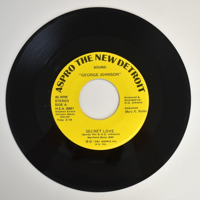 George Johnson - Secret Love / Love All [7inch] �ᥬ�쥢�������