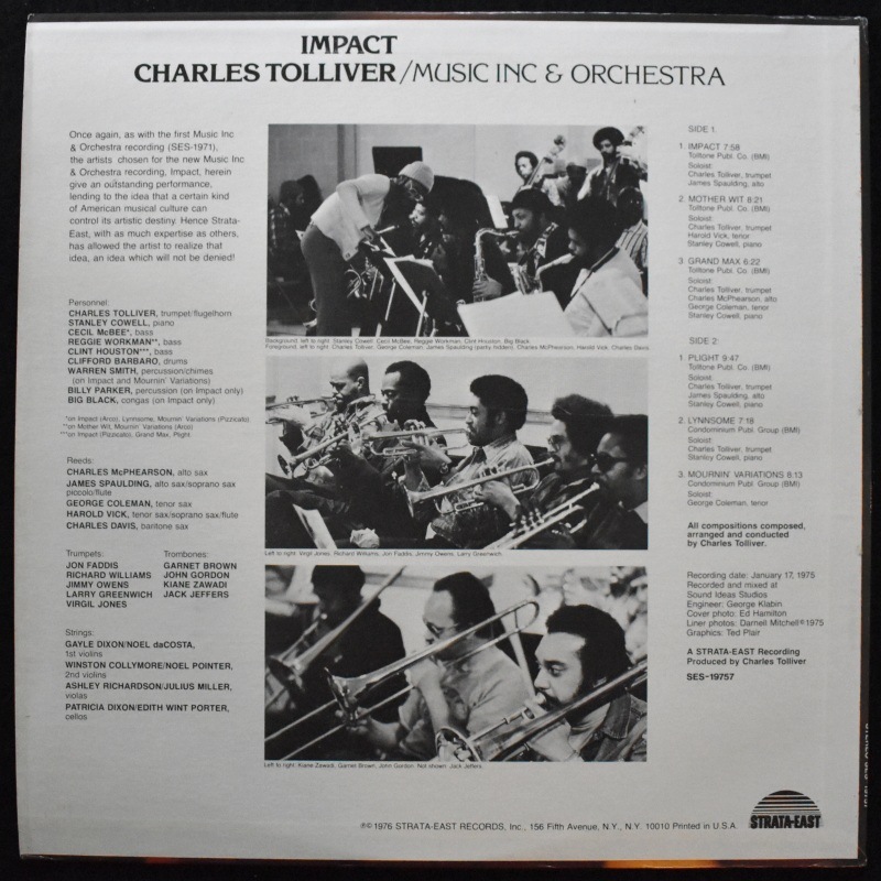 Charles Tolliver / Music Inc & Orchestra - Impact   [LP]