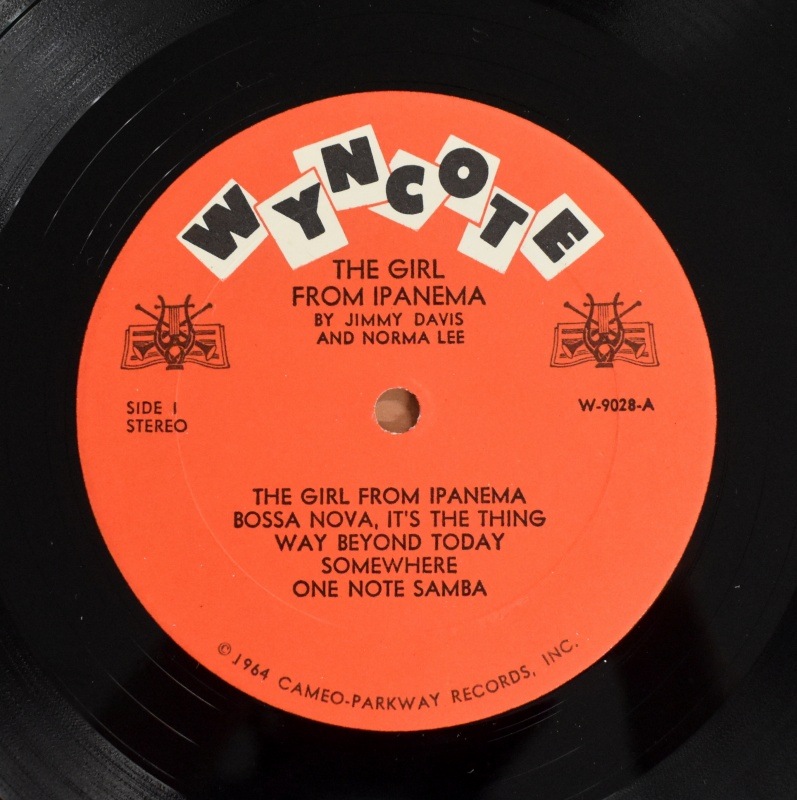Jimmy Davis And Norma Lee - The Girl From Ipanema   [LP]��Giles Peterson " Jasmine "
