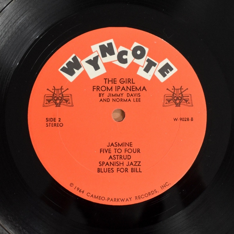 Jimmy Davis And Norma Lee - The Girl From Ipanema   [LP]��Giles Peterson " Jasmine "