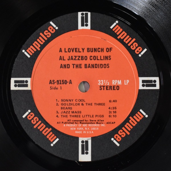Al Jazzbo Collins - A Lovely Bunch Of Al Jazzbo Collins And The Bandidos