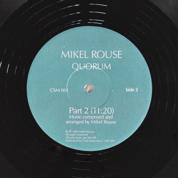 Mikel Rouse - Quorum