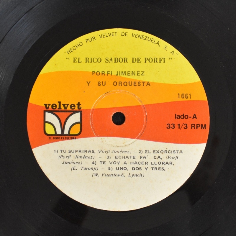 Porfi Jimnez Y Su Orquesta - El Rico Sabor De Porfi   [LP]