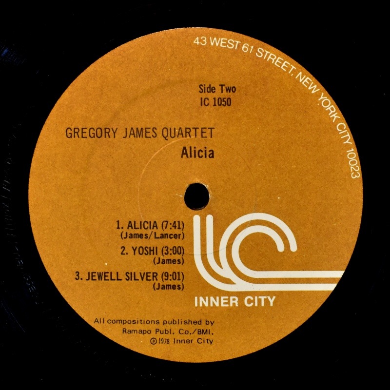 Gregory James Quartet - Alicia    [LP]