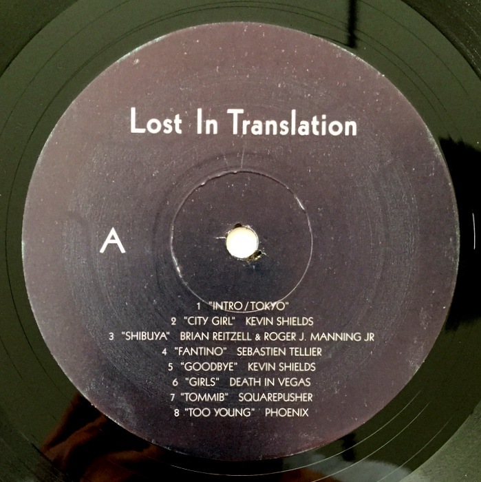 Various ; Lost In Translation 2003ǯ�գ˥��ꥸ�ʥ롡���ʡ�Sofia Coppola