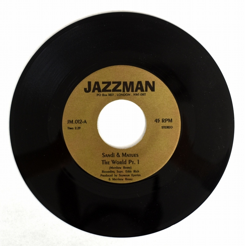 Sandi & Matues / The Trinikas - The World Pt. 1 / Remember Me    [7inch]