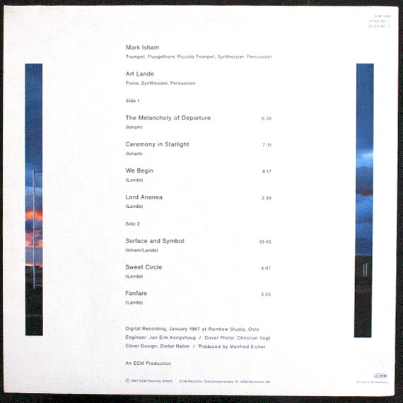 Mark Isham, Art Lande - We Begin