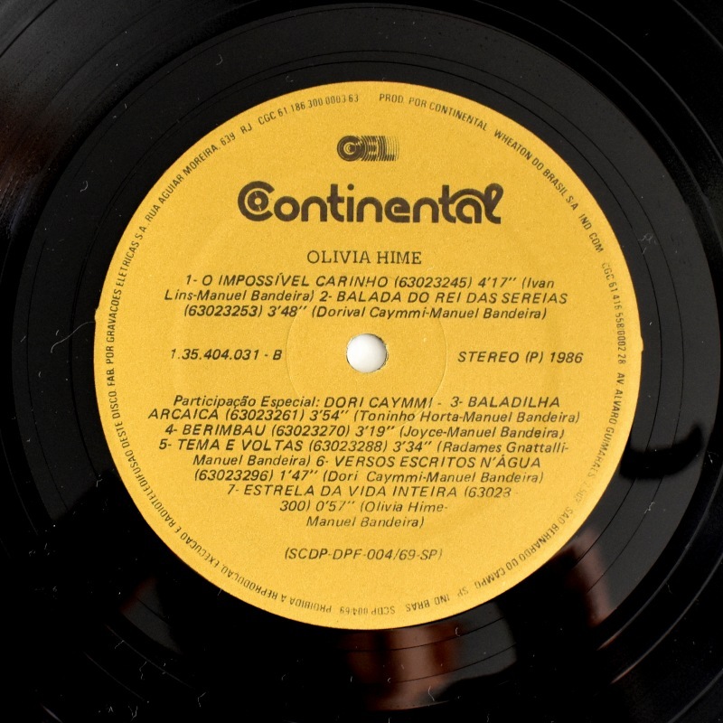 Olivia Hime - Estrela Da Vida Inteira    [LP]