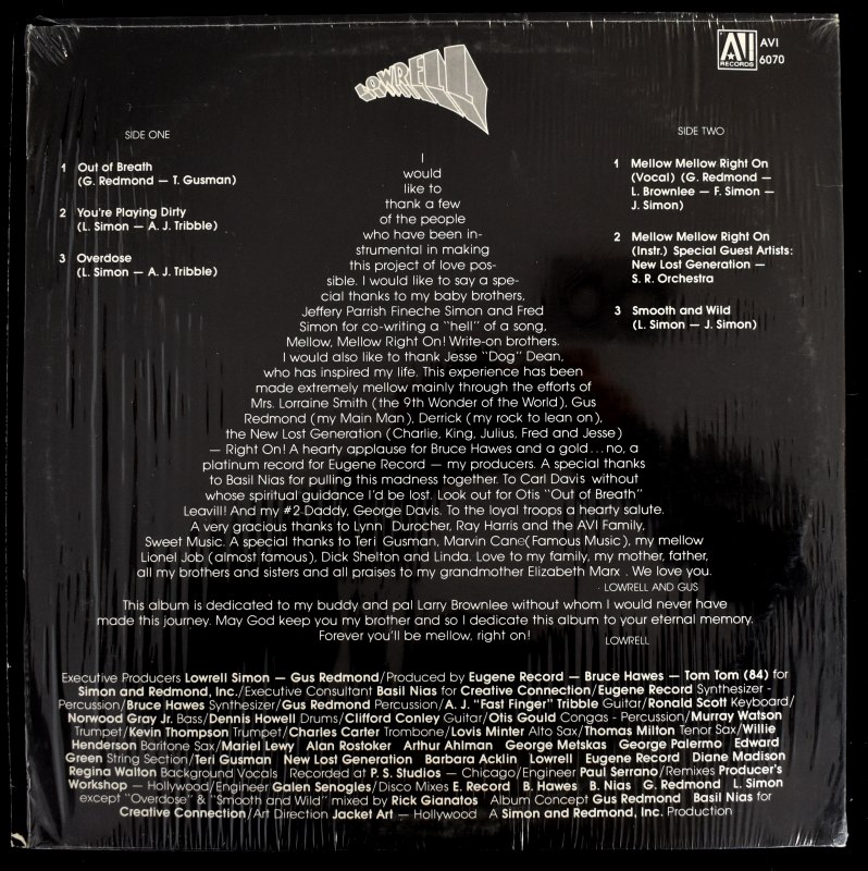 Lowrell - Lowrell      [LP]