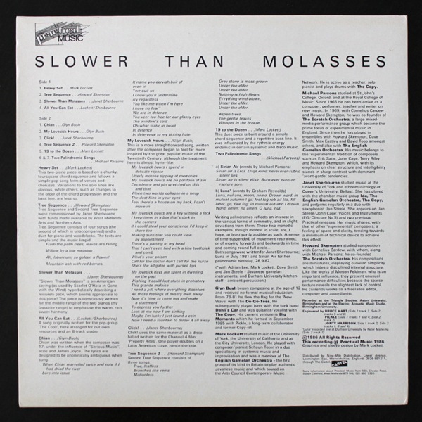 Mark Lockett And Janet Sherbourne ‎– Slower Than Molasses