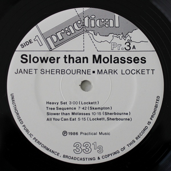 Mark Lockett And Janet Sherbourne ‎– Slower Than Molasses