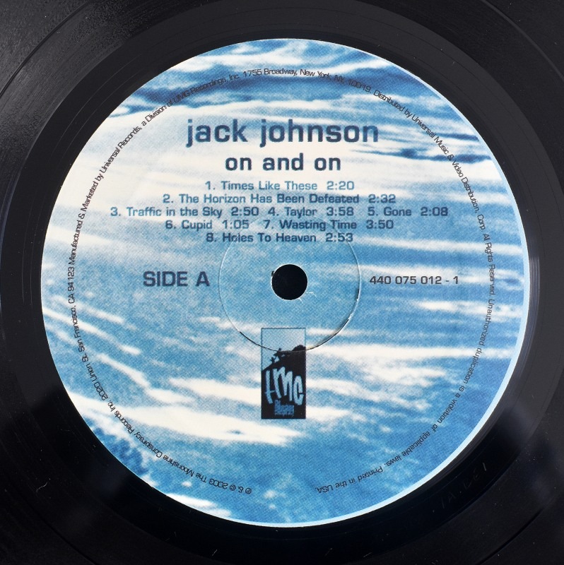 Jack Johnson - On And On     [LP]