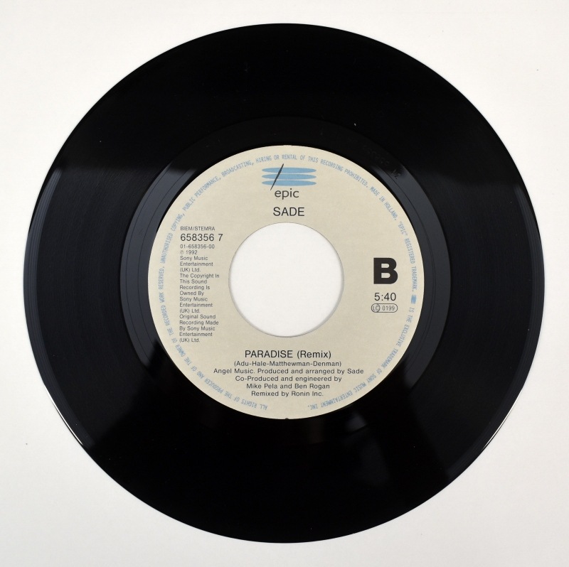 Sade - No Ordinary Love / Paradise (Remix) [7inch]｜JAZZ,JAZZ FUNK