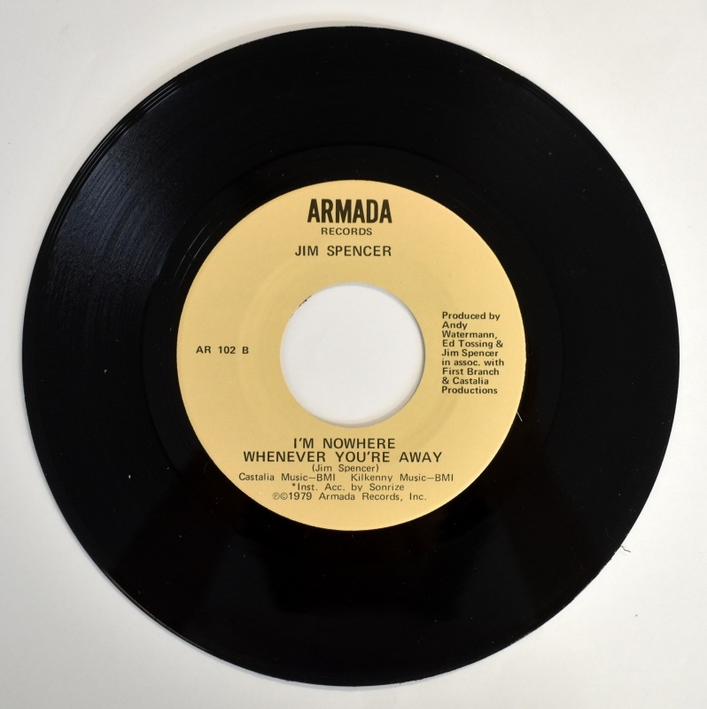 Jim Spencer - Wrap Myself Up In Your Love / I��m Nowhere Whenever You��re Away     [7inch]