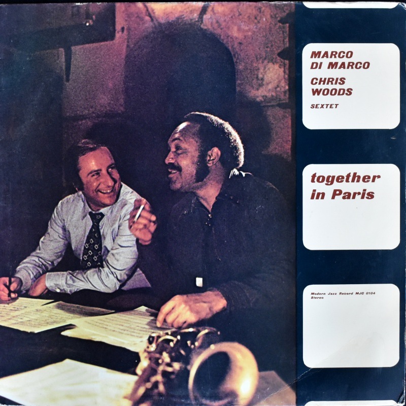 洋楽 Marco Di Marco / together in Paris / LP Marco Di Marco / Chris Woods Sextet - Together In Paris [LP]｜JAZZ