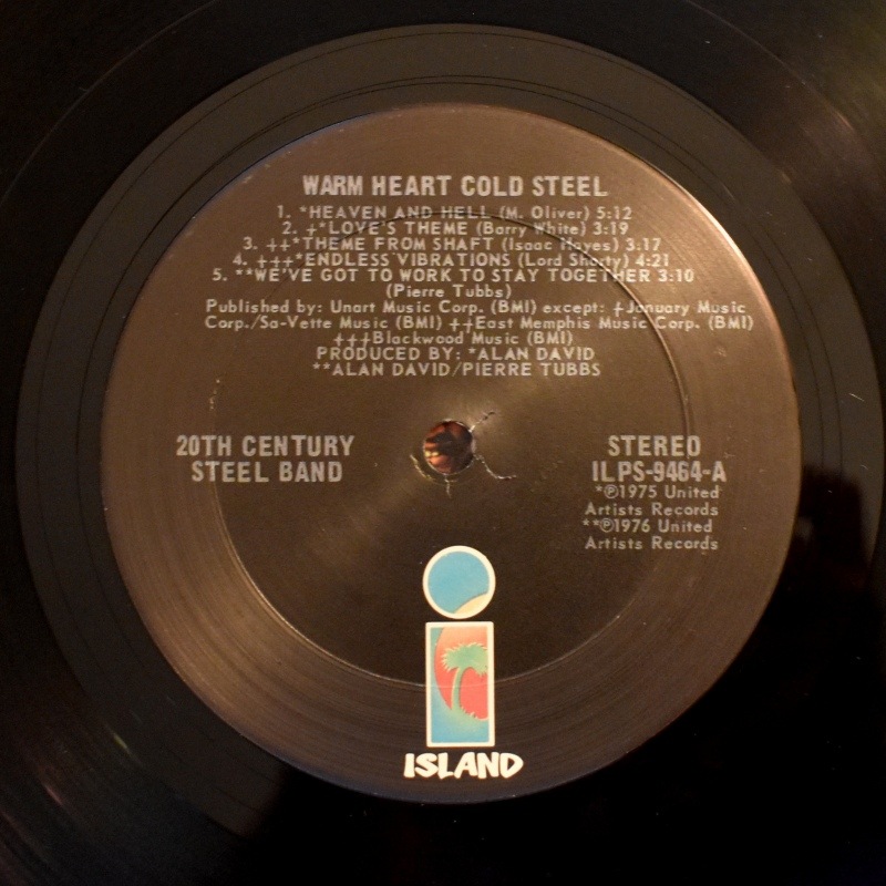 20th Century Steel Band - Warm Heart Cold Steel    [LP]