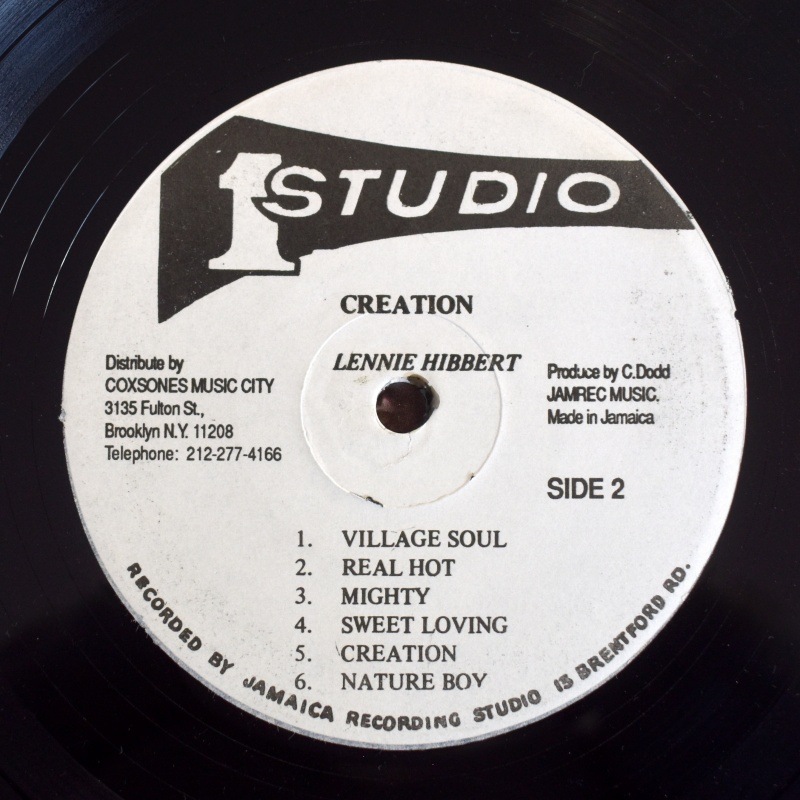 Lennie Hibbert - Creation   [LP]