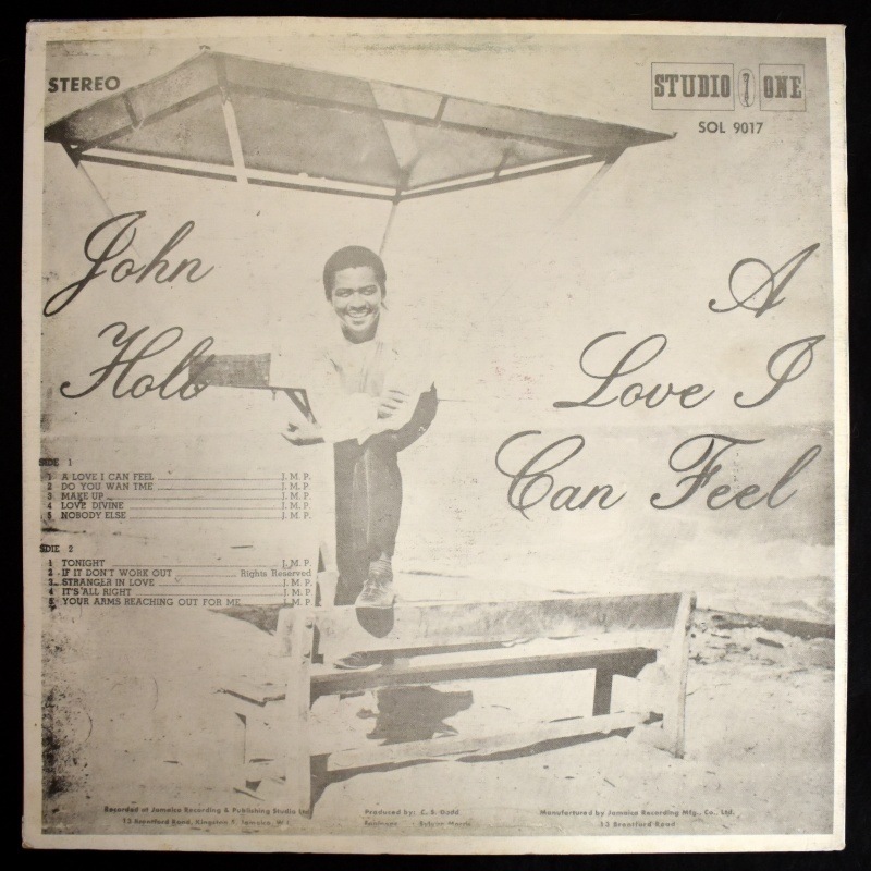 John Holt - A Love I Can Feel   [LP]