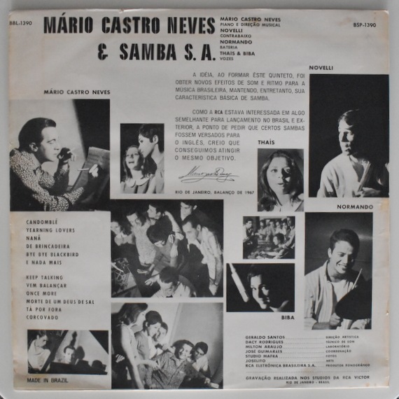 Mario Castro Neves & Samba S. A. - Mario Castro Neves & Samba S. A