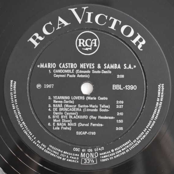 Mario Castro Neves & Samba S. A. - Mario Castro Neves & Samba S. A