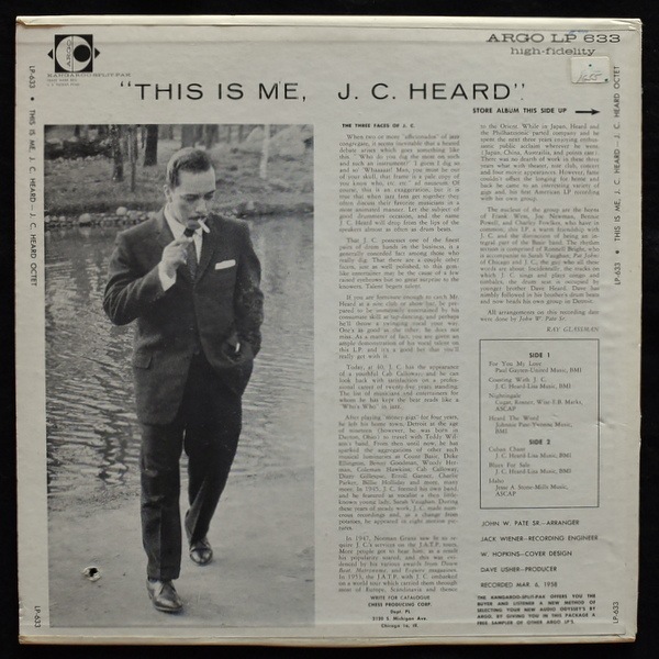 J. C. Heard Octet - This is Me   [LP+7inch]