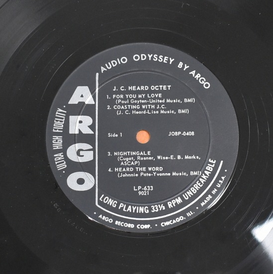 J. C. Heard Octet - This is Me   [LP+7inch]