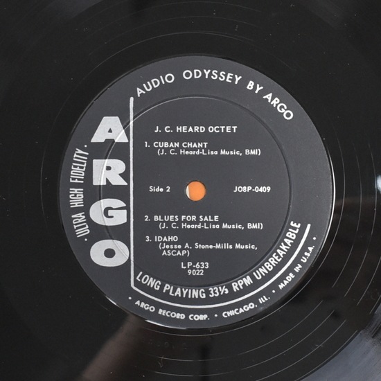 J. C. Heard Octet - This is Me   [LP+7inch]