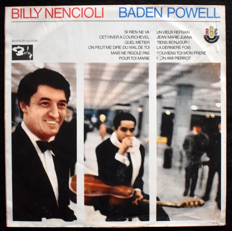 Billy Nencioli, Baden Powell - Billy Nencioli Accompagn Par Baden Powell   [LP]
