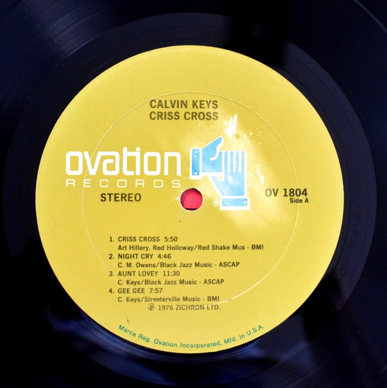 Calvin Keys - Criss Cross      [LP] ��77ǯ�쥢������ԡ������ɤ�