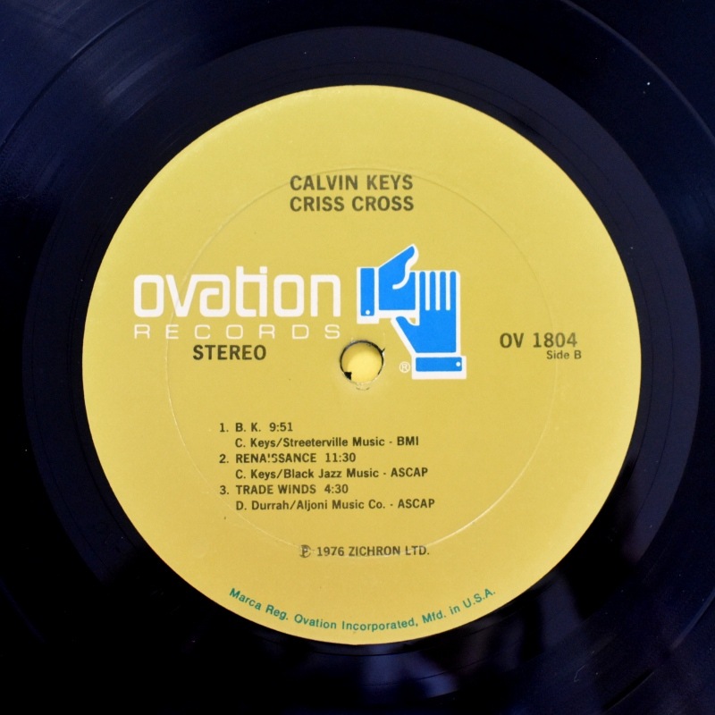 Calvin Keys - Criss Cross      [LP] ��77ǯ�쥢������ԡ������ɤ�