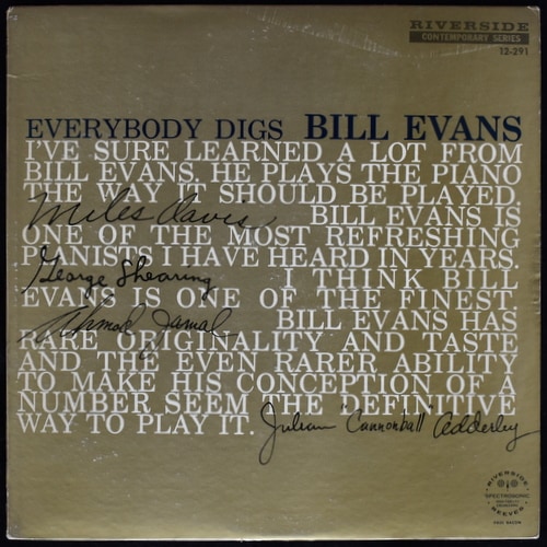 Bill Evans Trio - Everybody Digs Bill Evans����Ρ��֥롼��DG ���ꥸ�ʥ�