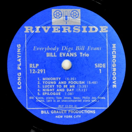 Bill Evans Trio - Everybody Digs Bill Evans����Ρ��֥롼��DG ���ꥸ�ʥ�