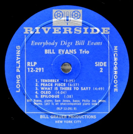 Bill Evans Trio - Everybody Digs Bill Evans����Ρ��֥롼��DG ���ꥸ�ʥ�