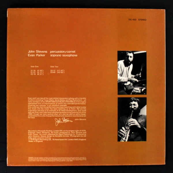 John Stevens , Evan Parker - The Longest Night Vol. 2