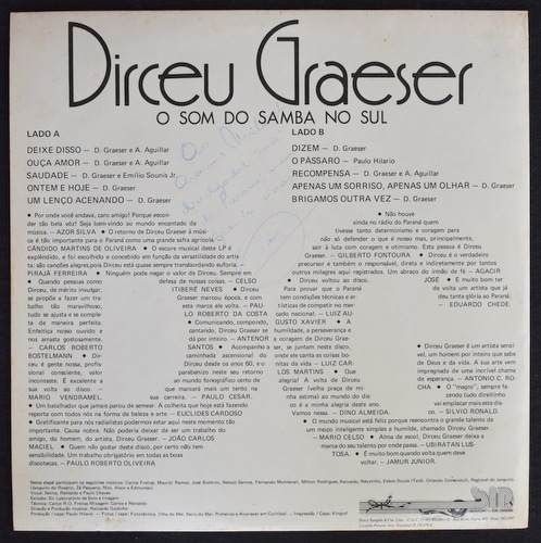 Dirceu Graeser - O Som Do Samba No Sul Vol.1