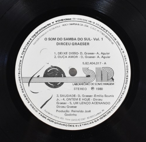 Dirceu Graeser - O Som Do Samba No Sul Vol.1