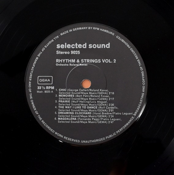 Orchestra Roland Kovac - Rhythm & Strings Vol. 2  [LP]
