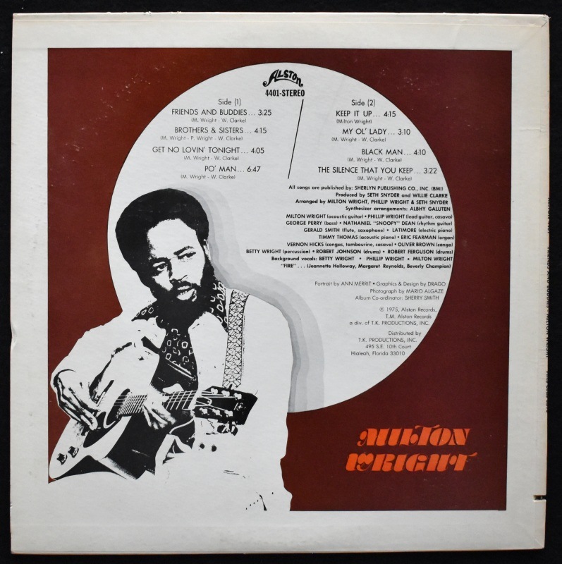 Milton Wright Friends and Buddies レコード Friends And Buddies
