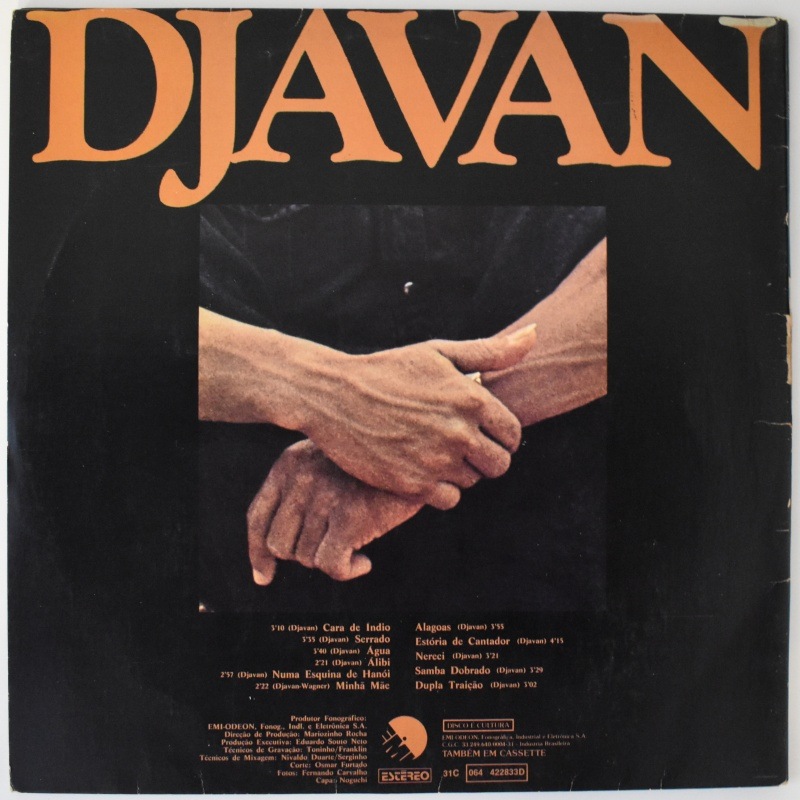Djavan - Djavan [LP]｜JAZZ,JAZZ ROCK / FUSION｜Paddy Field