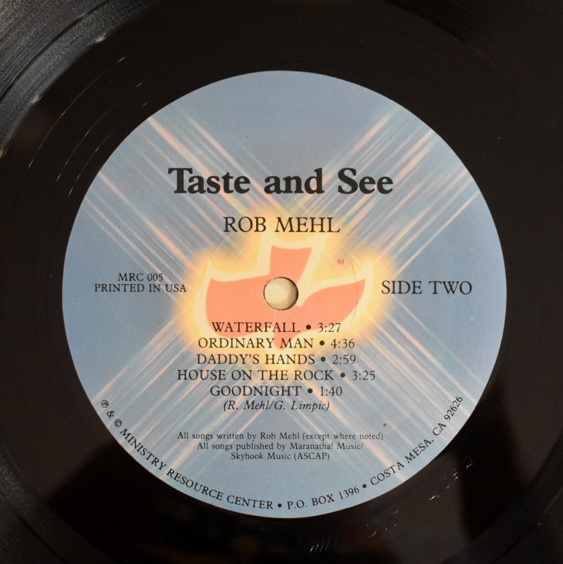 Rob Mehl - Taste And See    [LP]�����쥢��AOR