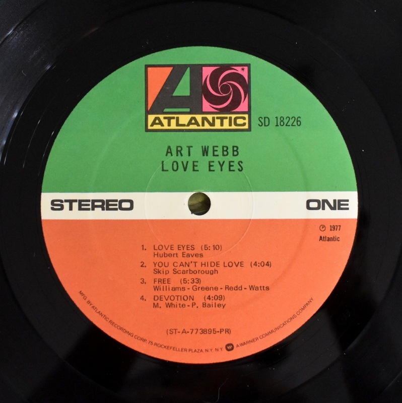 Art Webb - Love Eyes    [LP]
