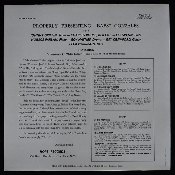 Babs Gonzales - Voila