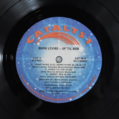 Mark Levine - Up 'Til Now