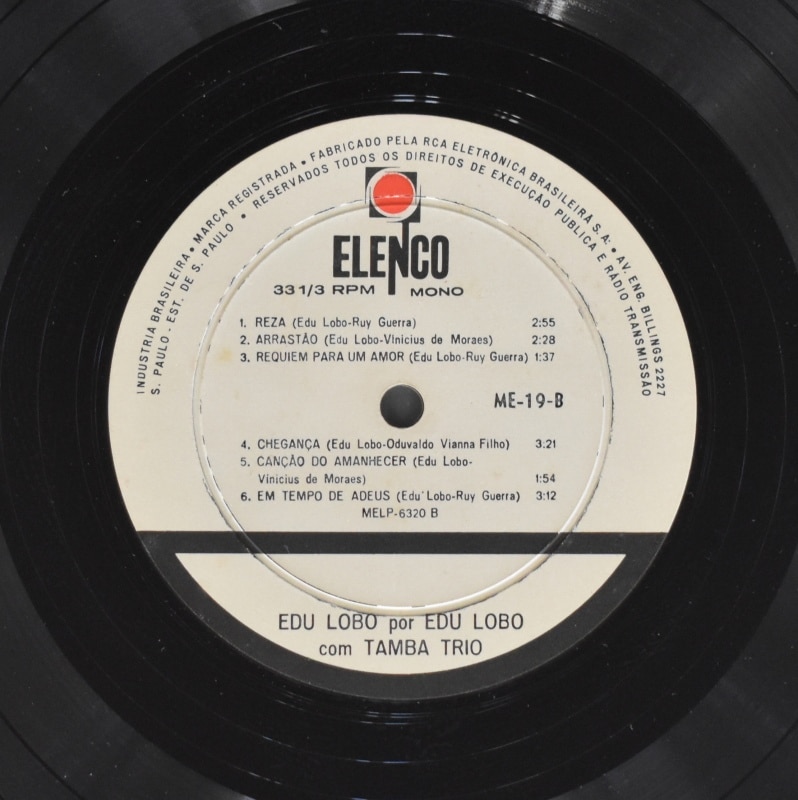 Edu Lobo Com A Participacao Do Tamba Trio - A Musica De Edu Lobo Por Edu Lobo  [LP] �쥪�ꥸ