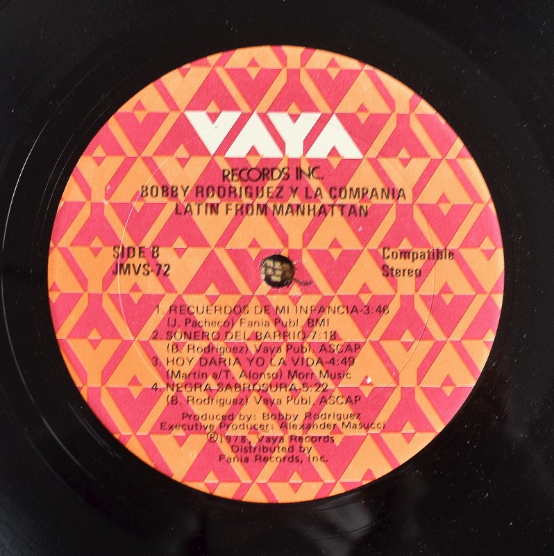 Bobby Rodriguez Y La Compania - Latin From Manhattan     [LP]